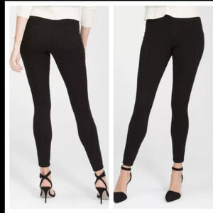 SPANX Jeans Womens Black Pull On Jean-ish Ankle Leggings Stretch Sz Med